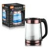 RAF European standard cross-border household high borosilicate glass electric kettle, blue light electric teapot, health pot, multi-functional tea brewing details Picture